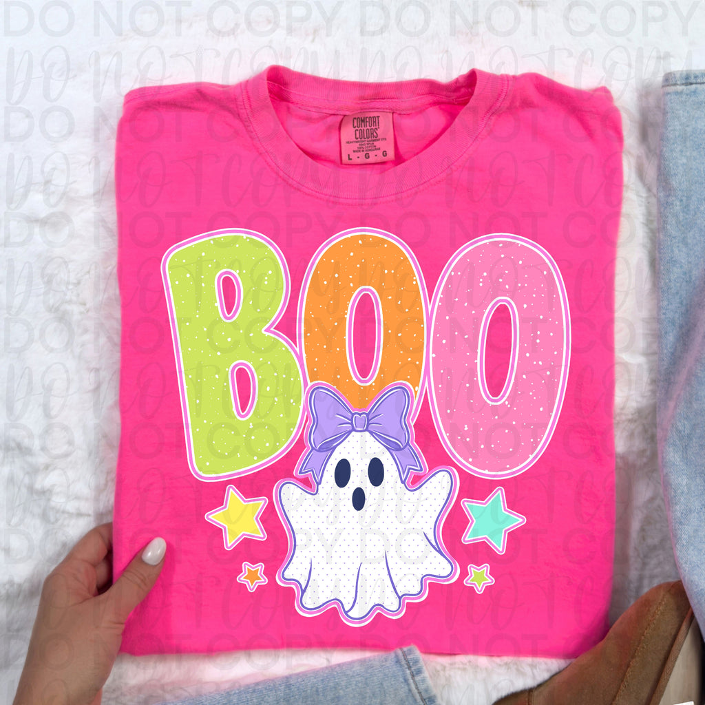 Preppy BOO Ghost PNG