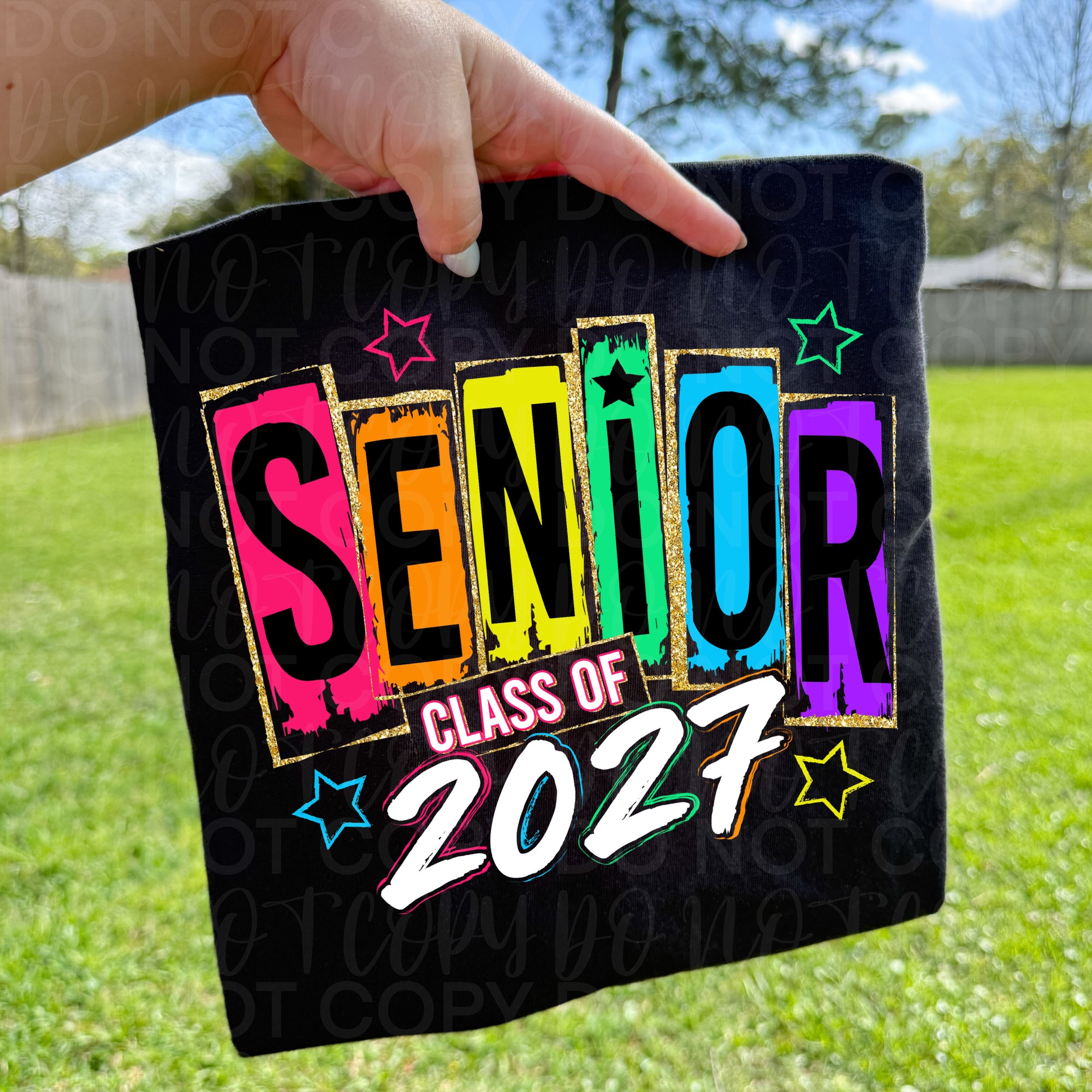 Colorful Senior 2027 PNG