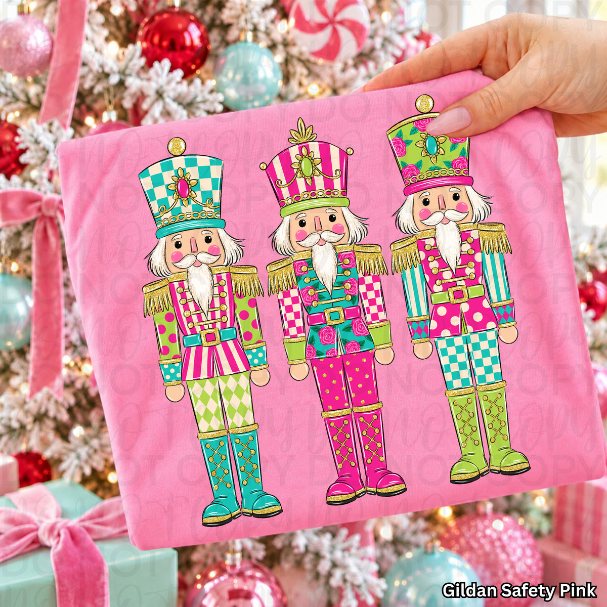 Colorful Christmas Nutcrackers PNG