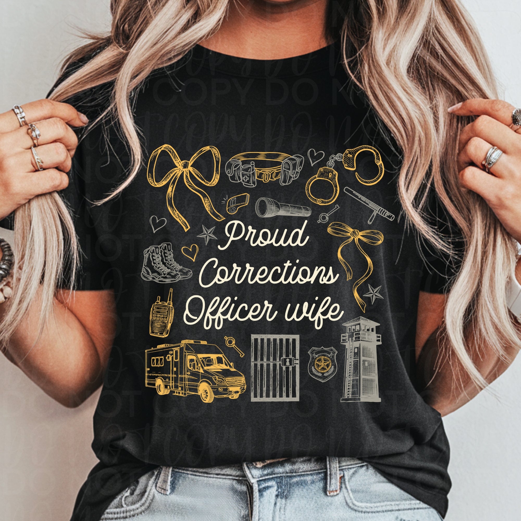 Proud Corrections Wife Mom Daughter PNG