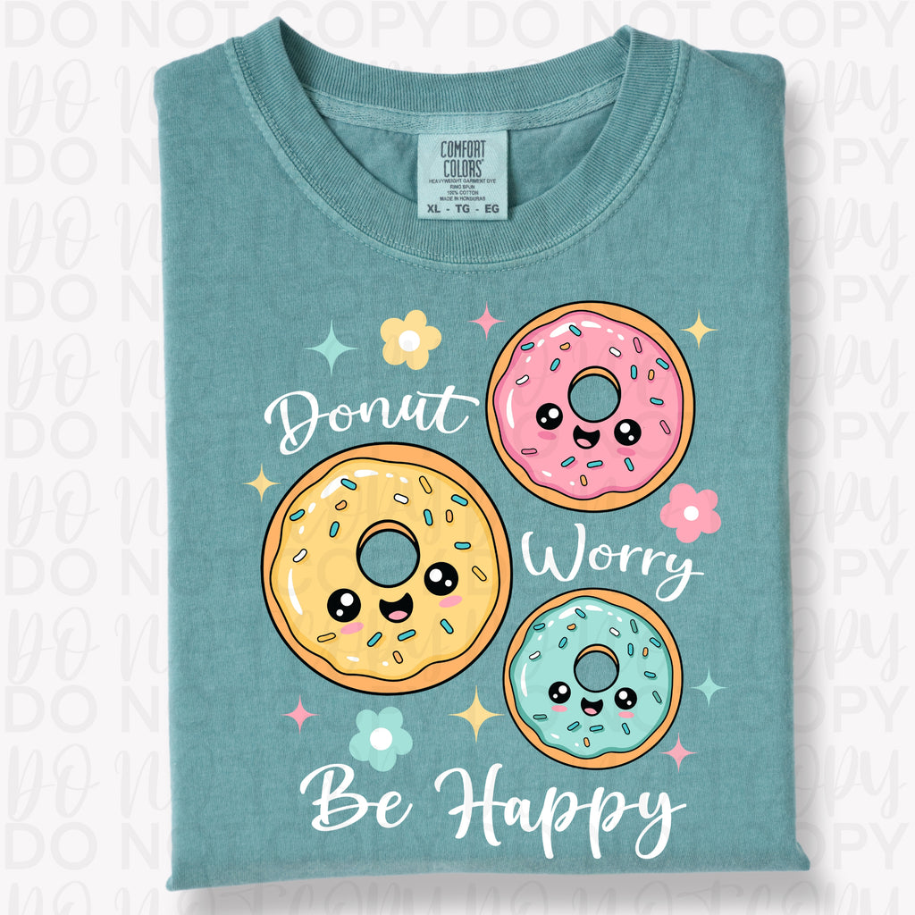Donut Worry Be Happy PNG