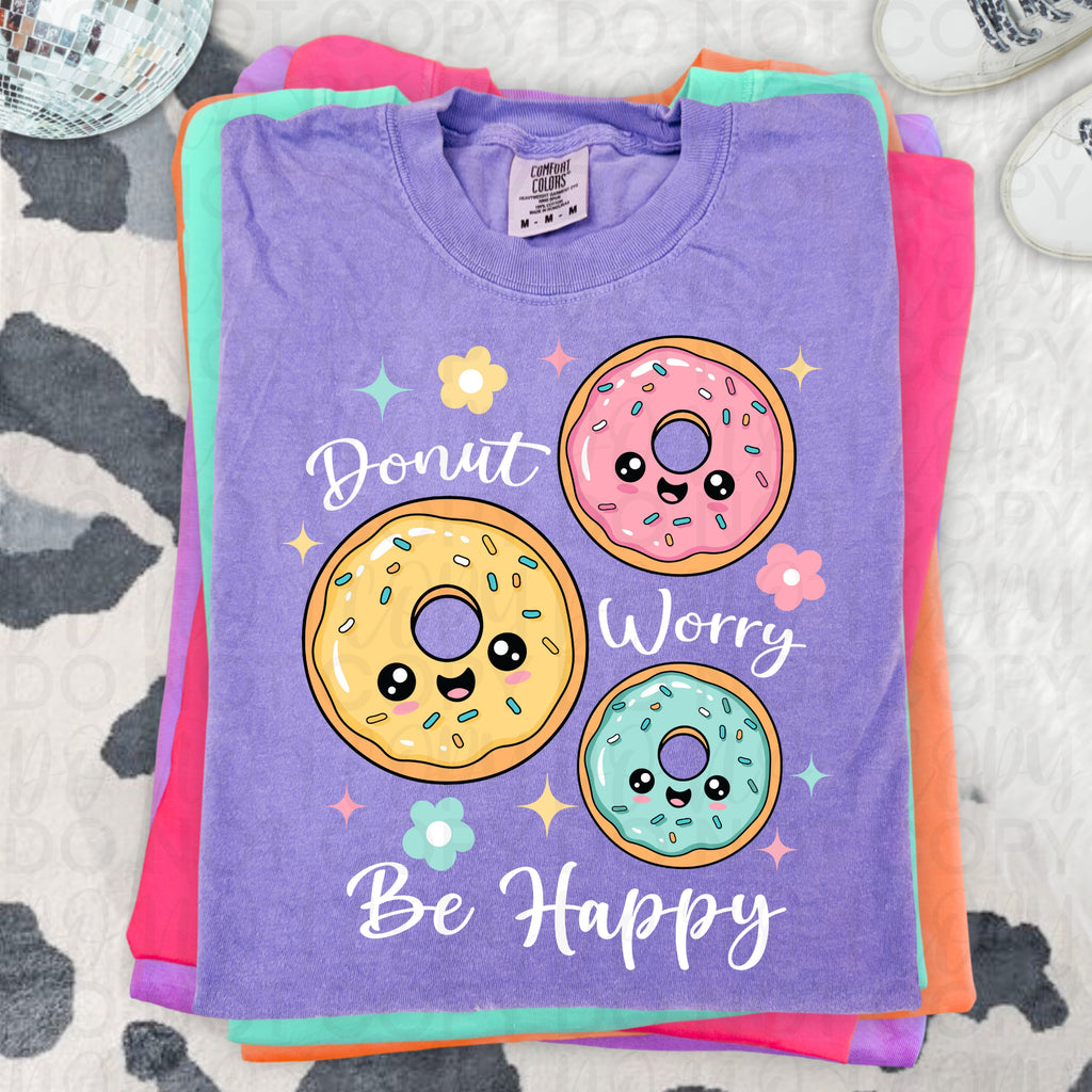 Donut Worry Be Happy PNG