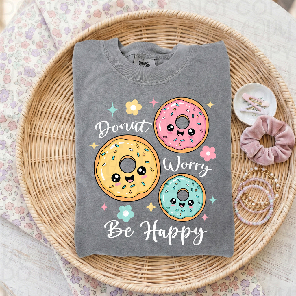 Donut Worry Be Happy PNG