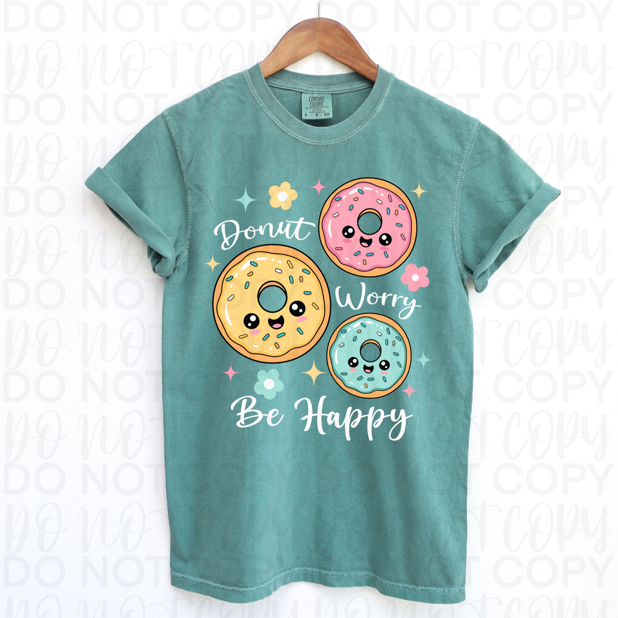 Donut Worry Be Happy PNG