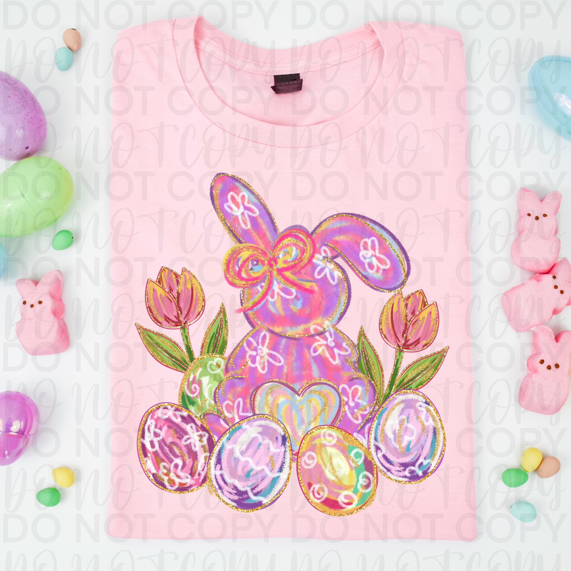 Floral Easter Bunny Png