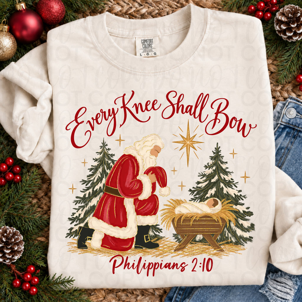 Every Knee Shall Bow PNG