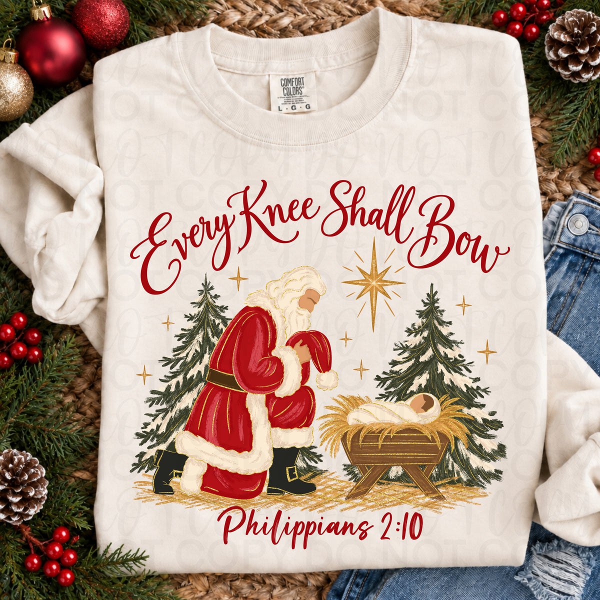 Every Knee Shall Bow PNG
