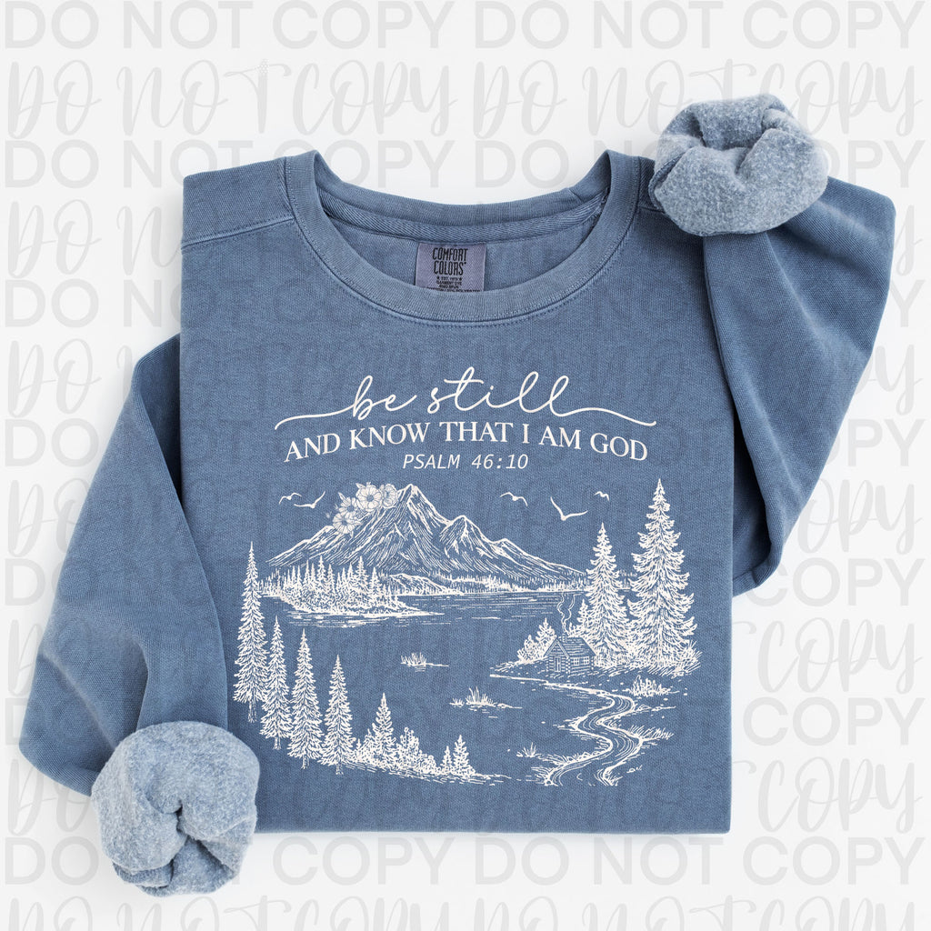 Be Still and Know Christian PNG