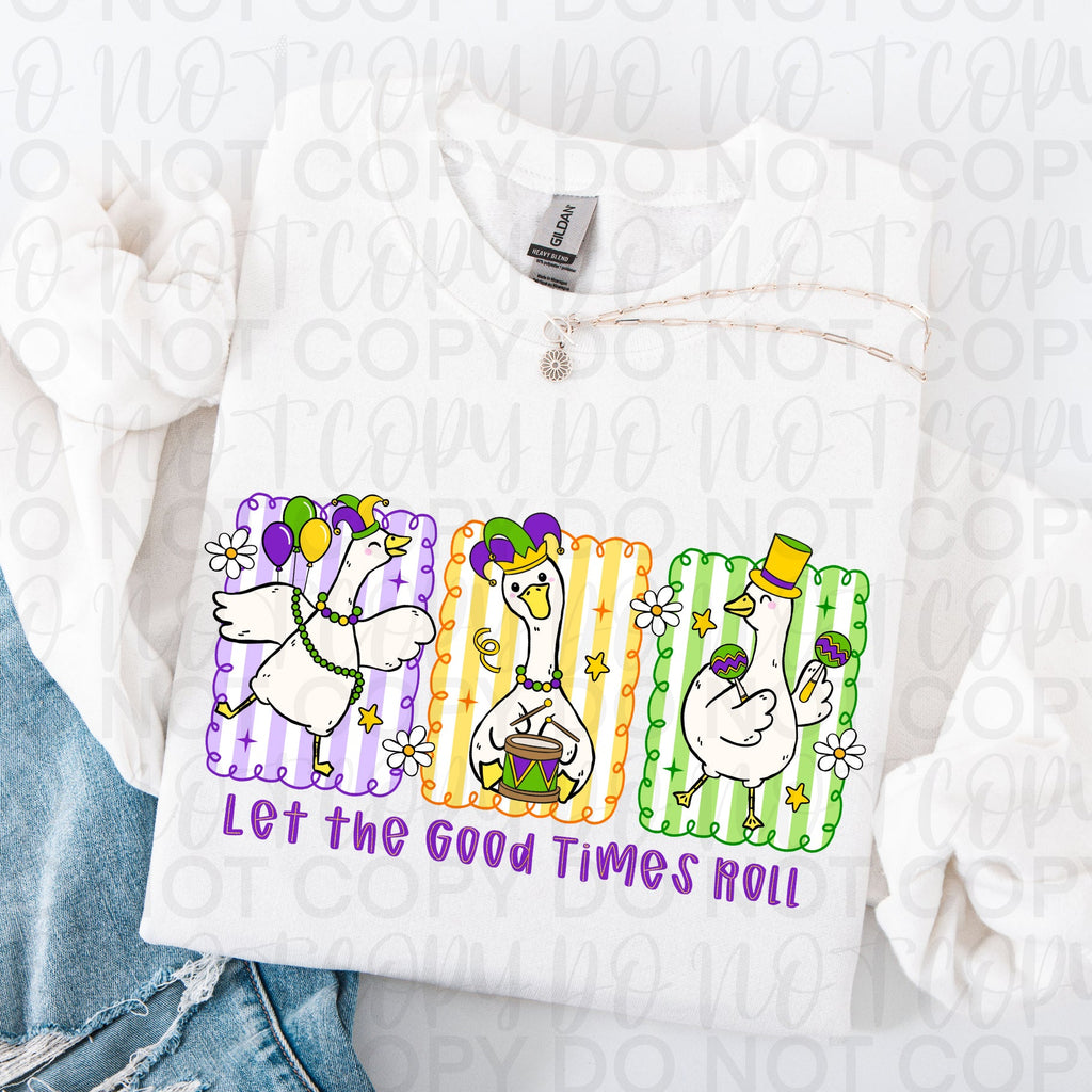 Let The Good Times Roll Mardi Goose PNG
