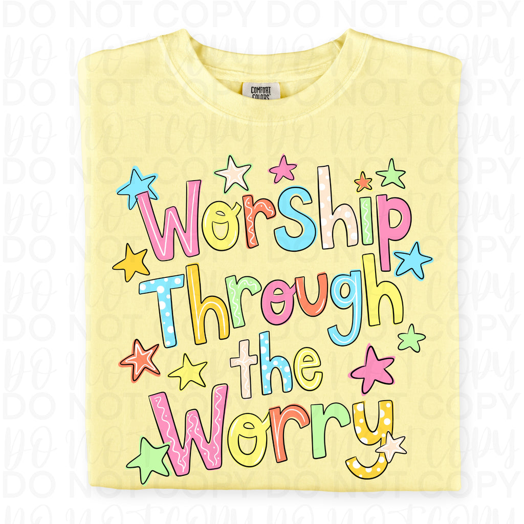 Worship Through the Worry PNG