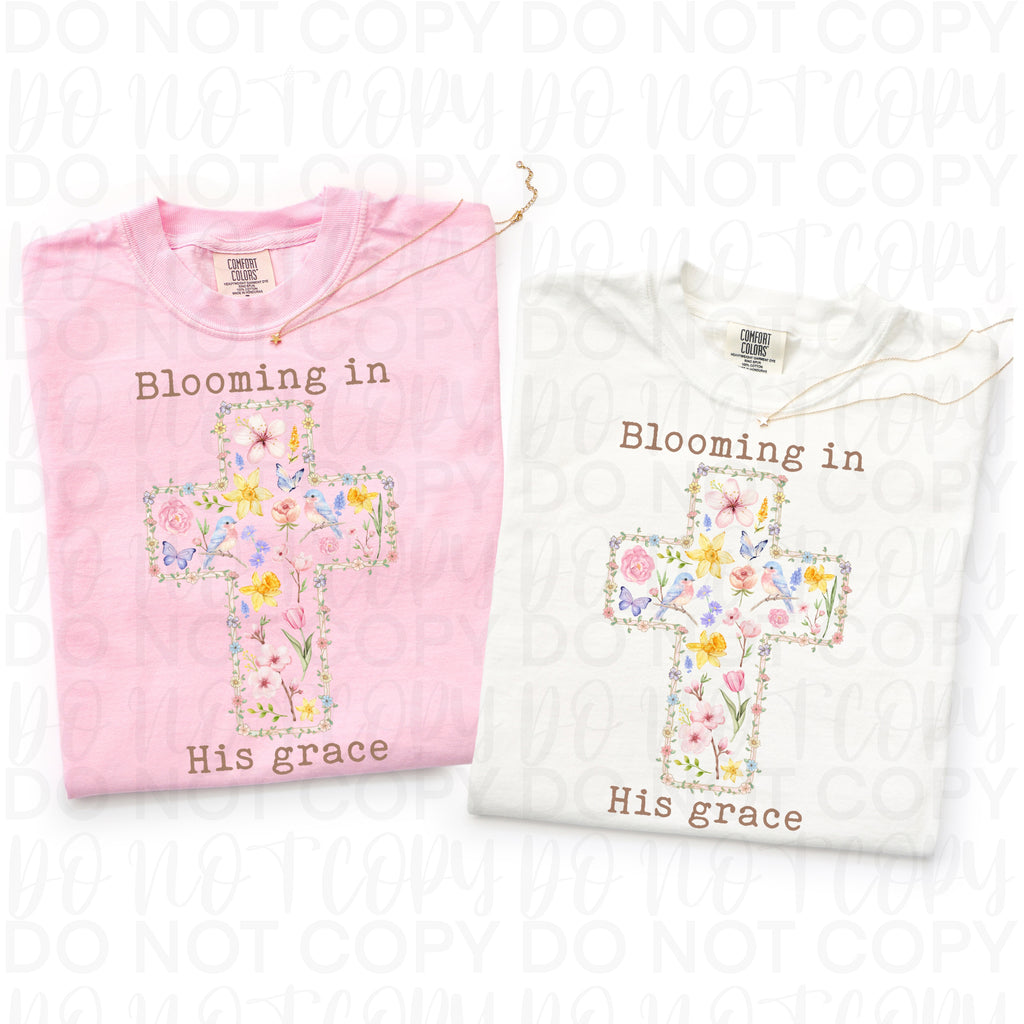 Blooming in His Grace PNG