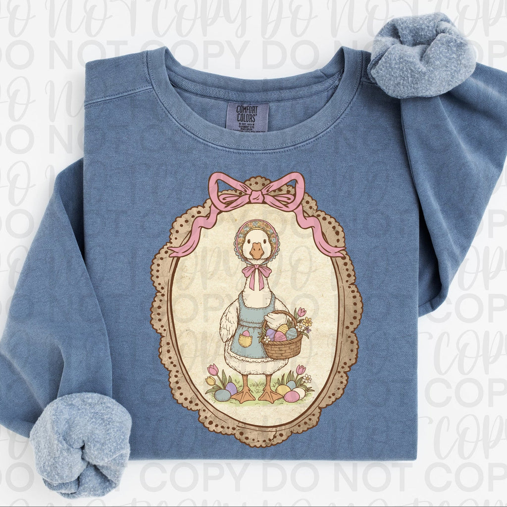 Vintage Spring Goose PNG