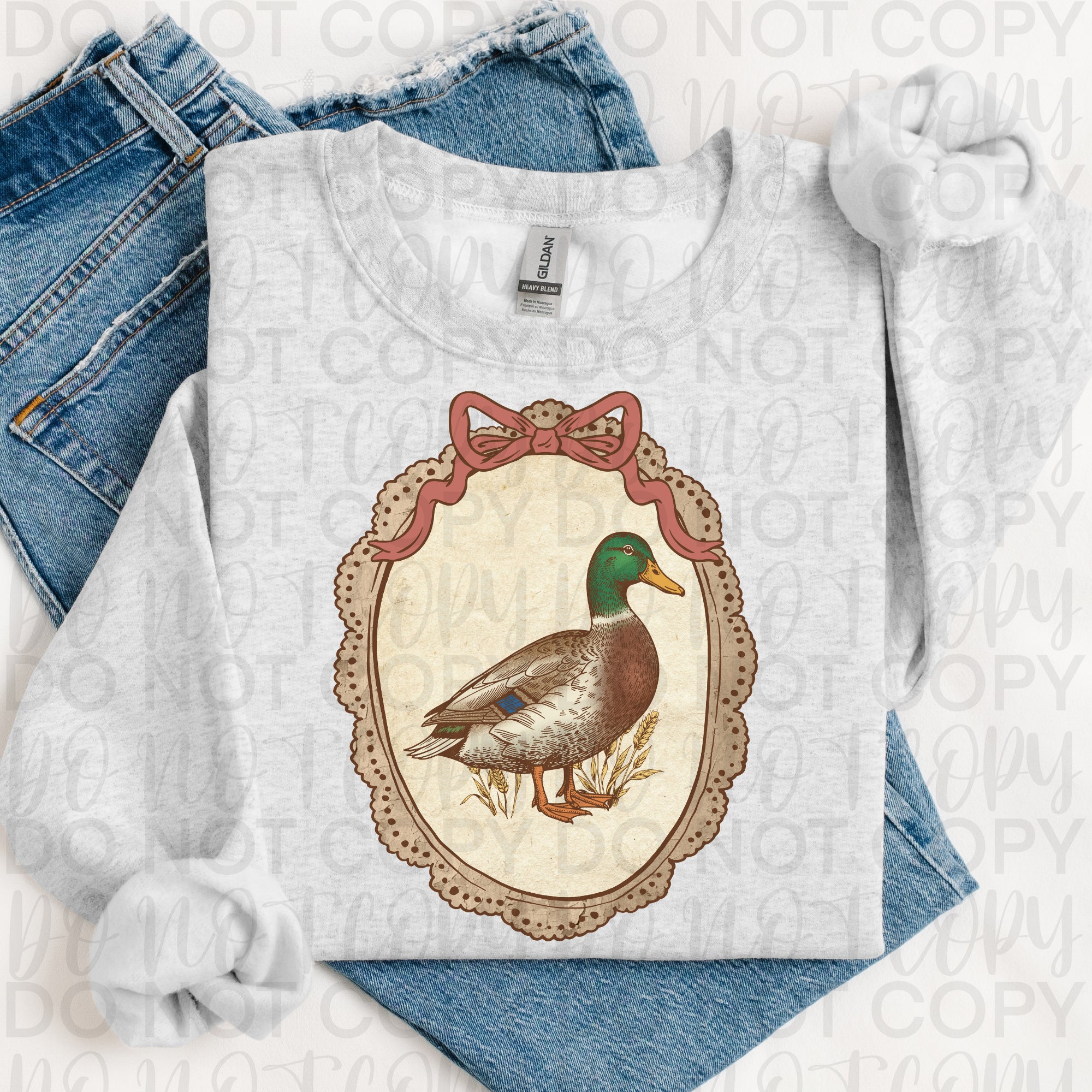 Vintage Mallard Duck PNG