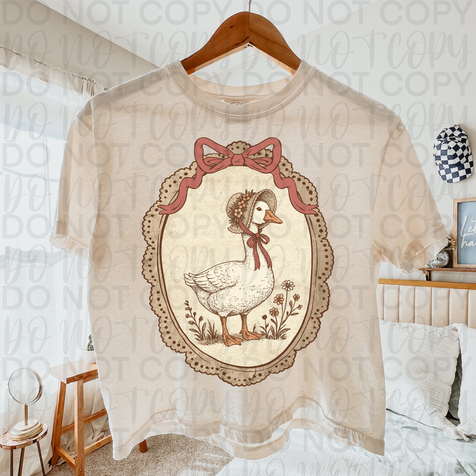 Vintage Farmhouse Goose PNG