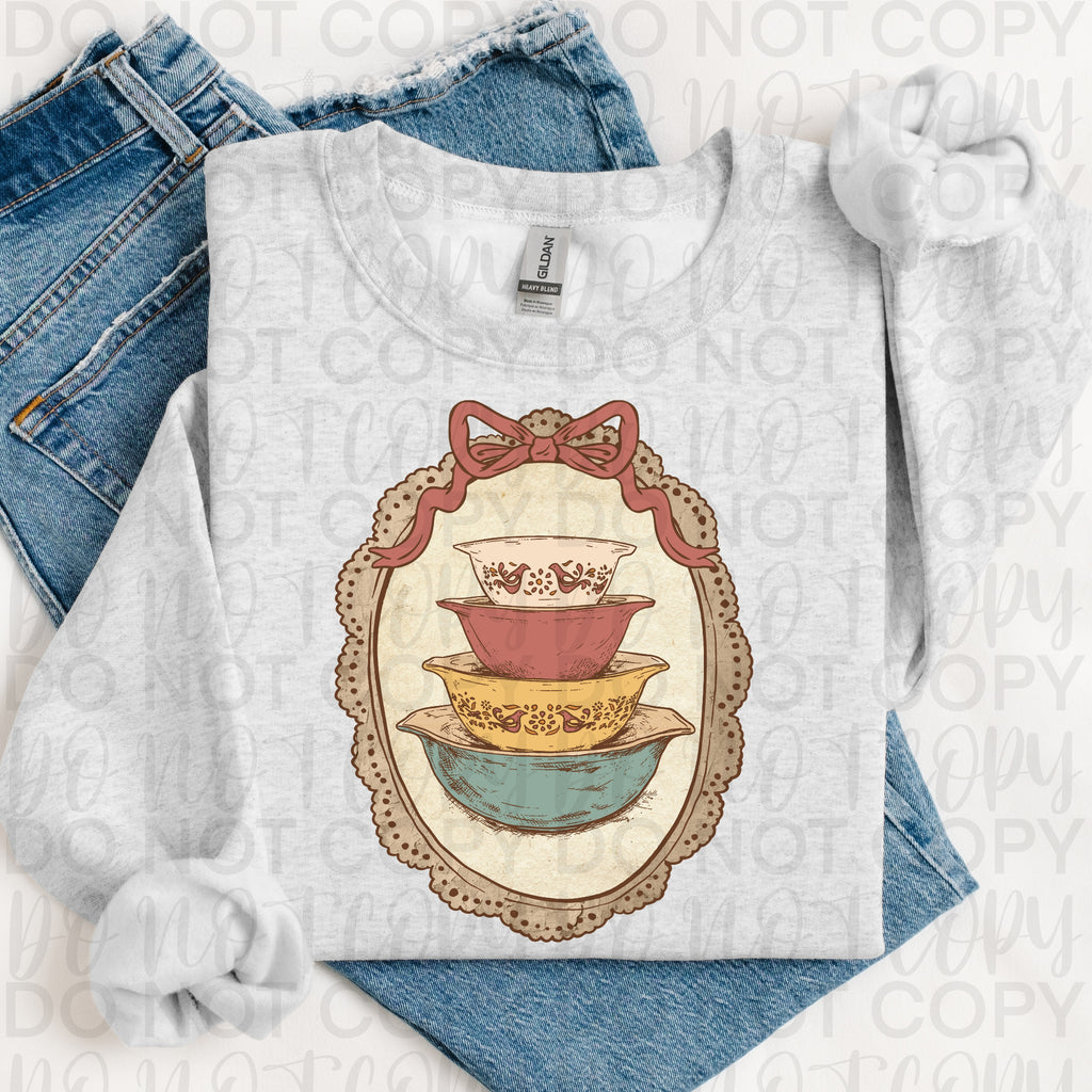 Vintage Friendship Pyrex Dishes PNG