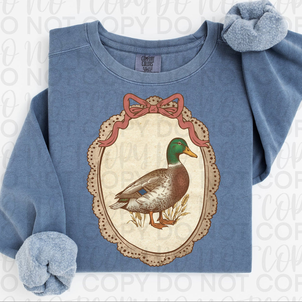 Vintage Mallard Duck PNG