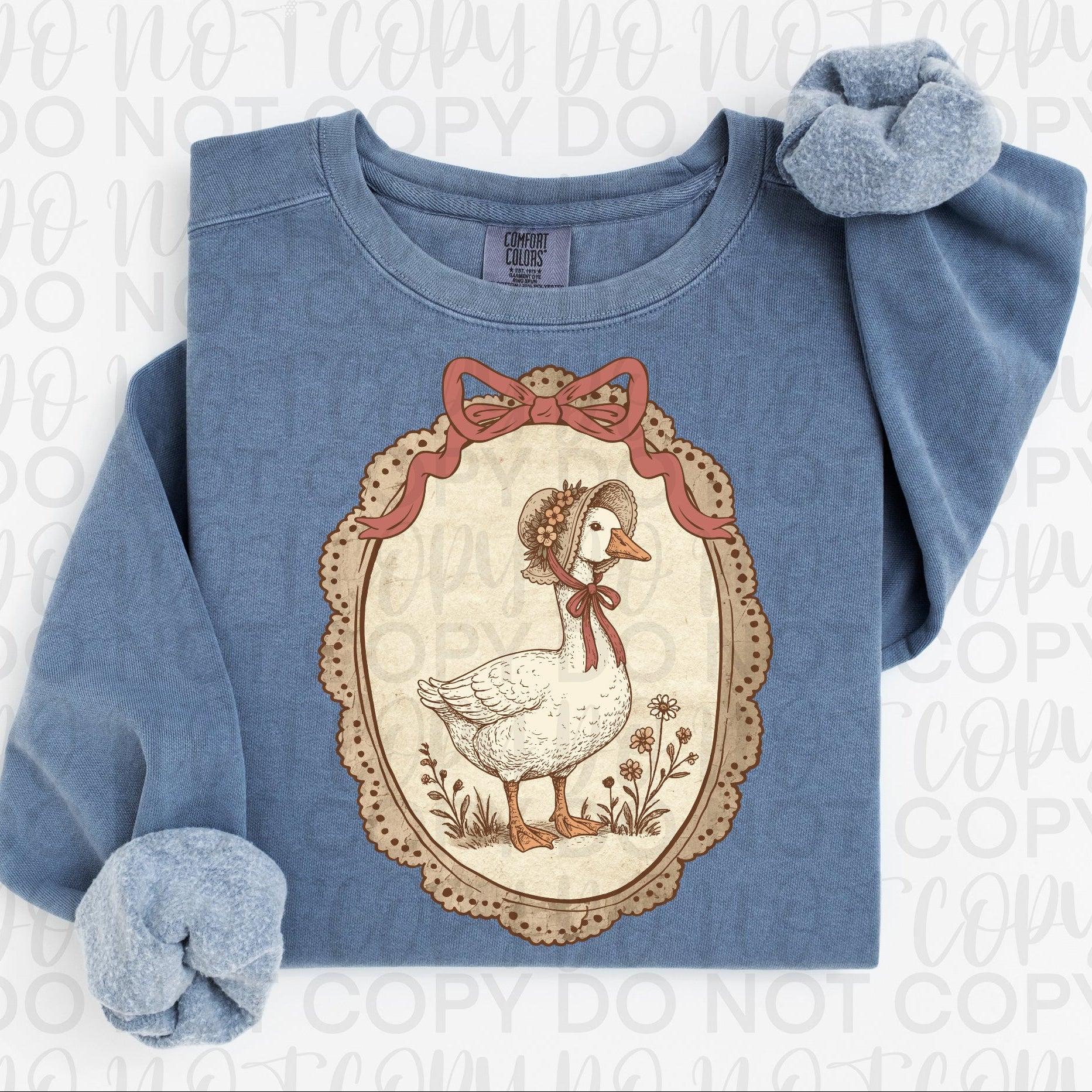 Vintage Farmhouse Goose PNG