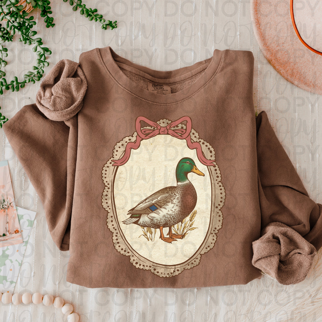 Vintage Mallard Duck PNG