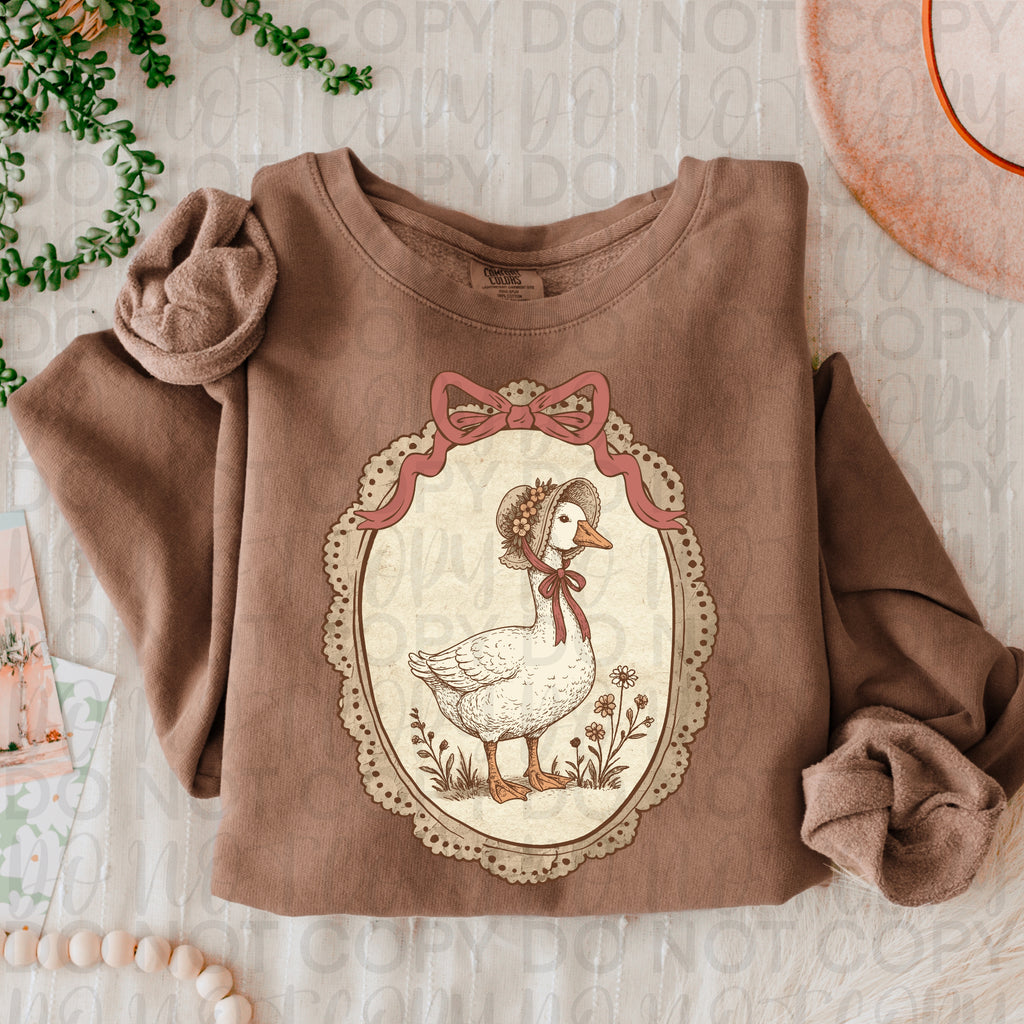 Vintage Farmhouse Goose PNG