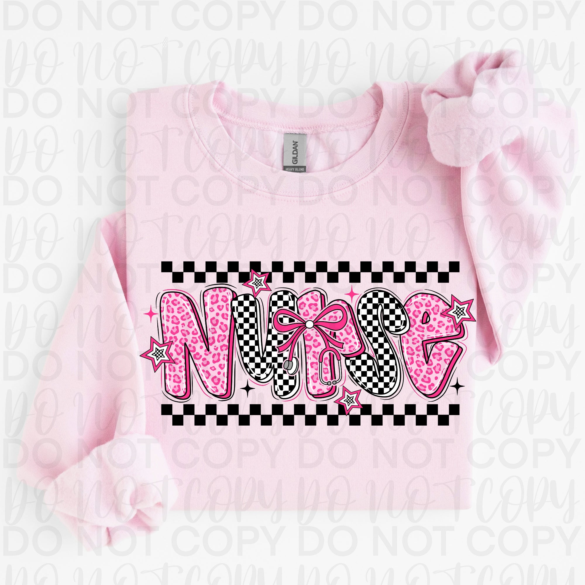 Retro Pink Nurse PNG