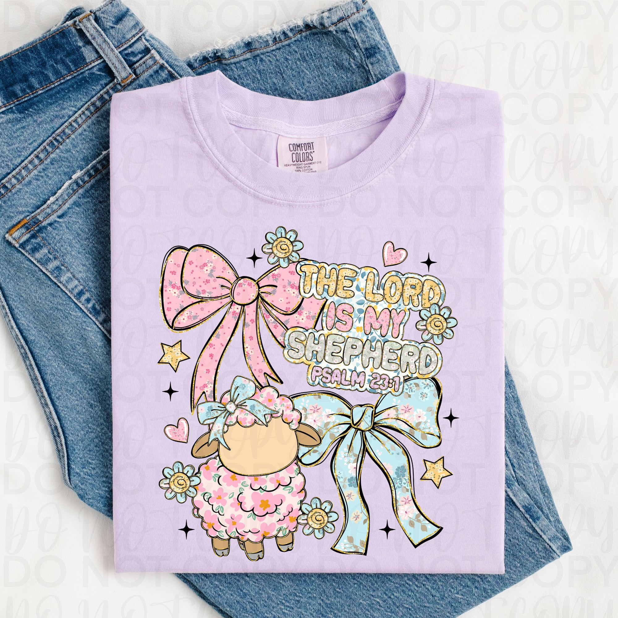 The Lord is My Shepherd Coquette PNG