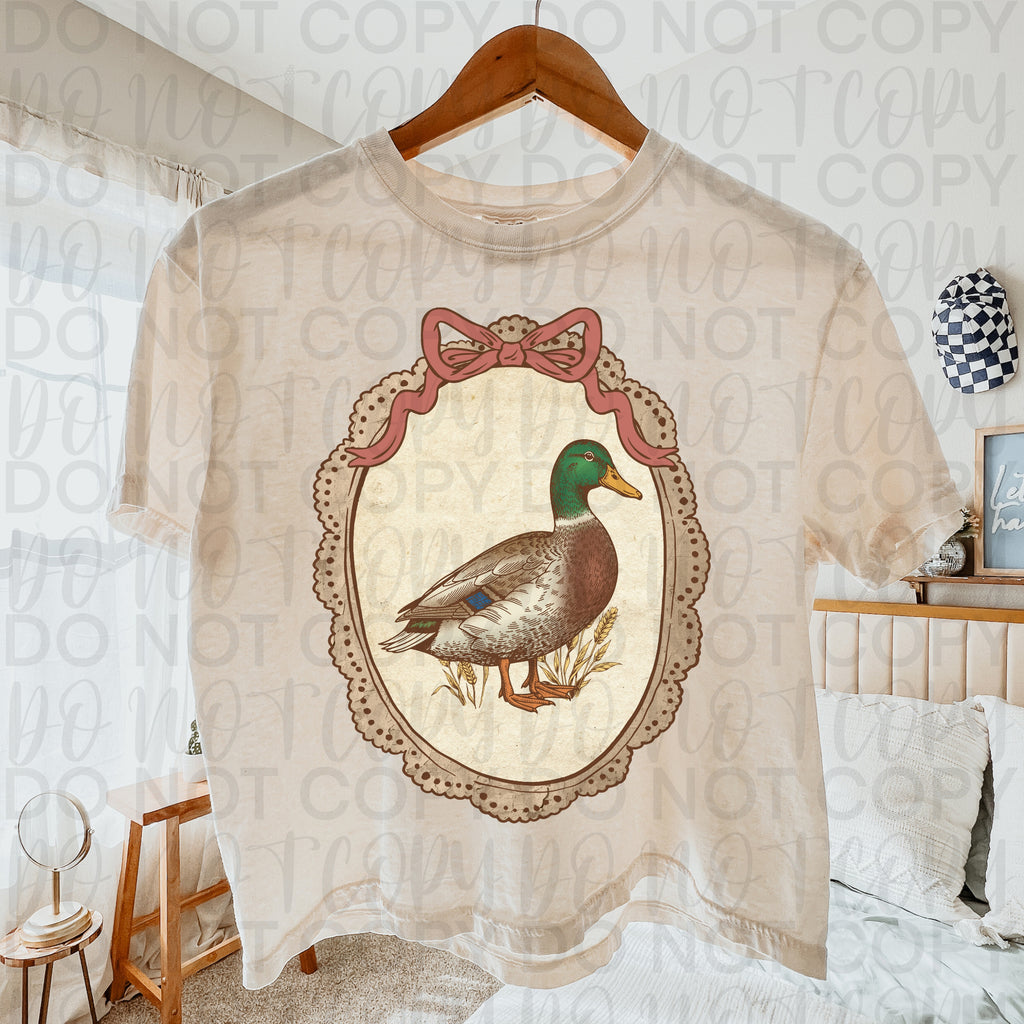 Vintage Mallard Duck PNG