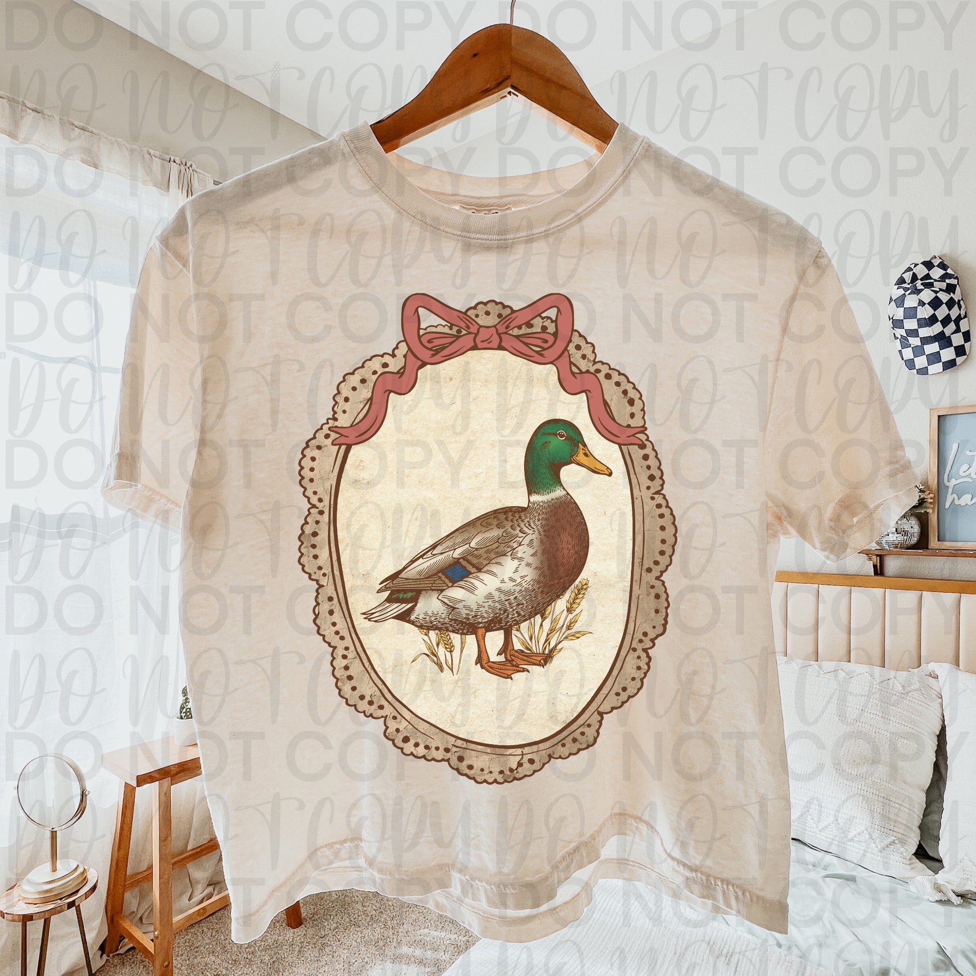 Vintage Mallard Duck PNG