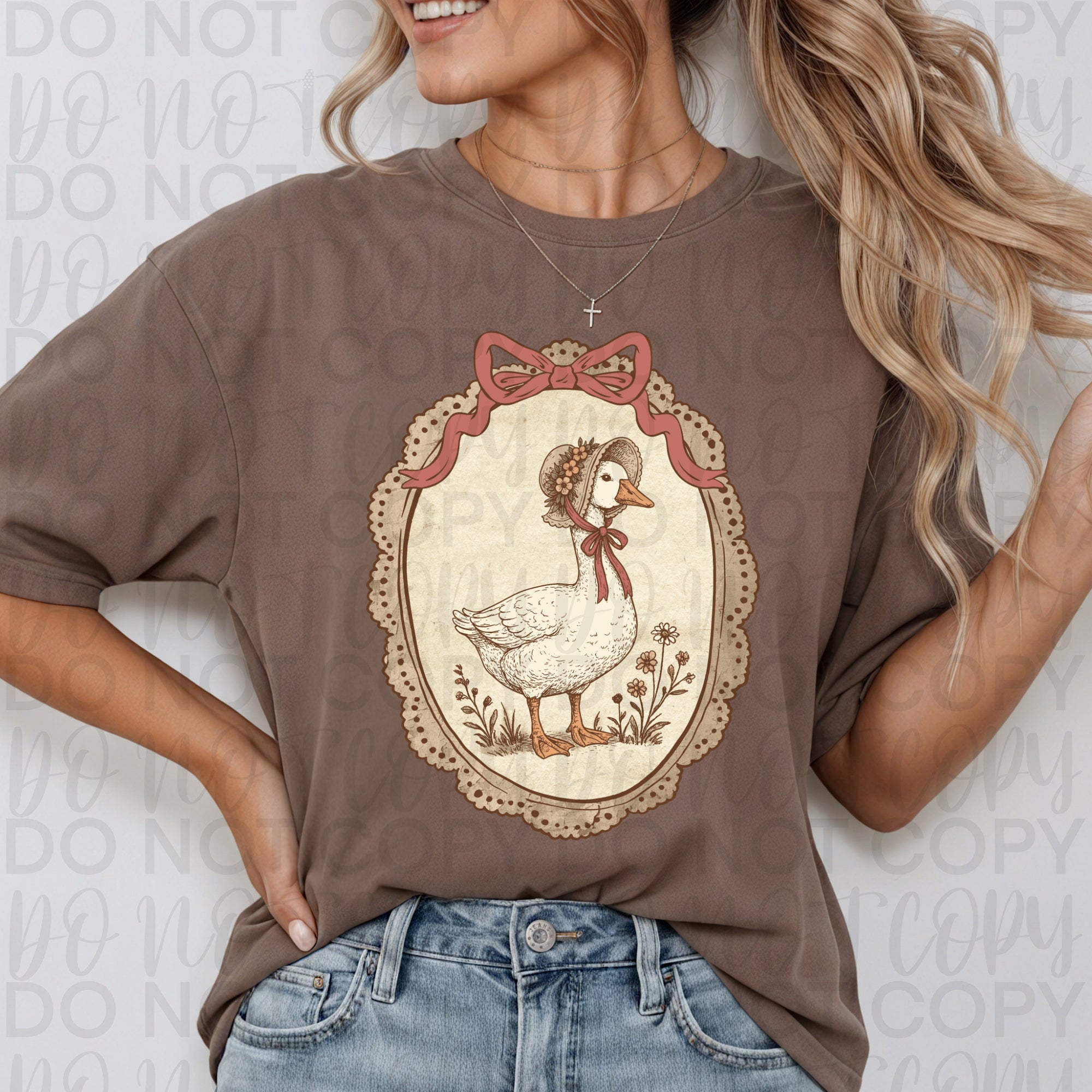Vintage Farmhouse Goose PNG