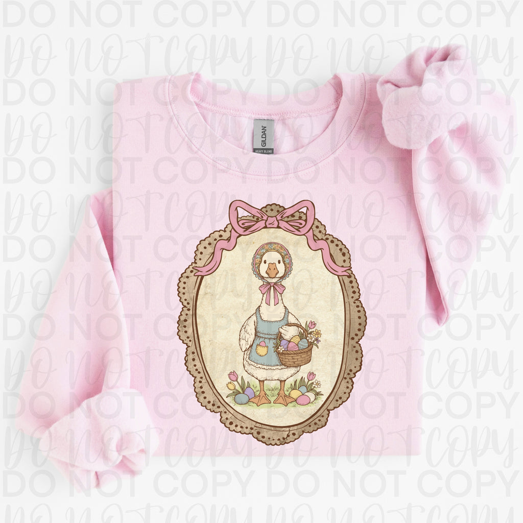 Vintage Spring Goose PNG