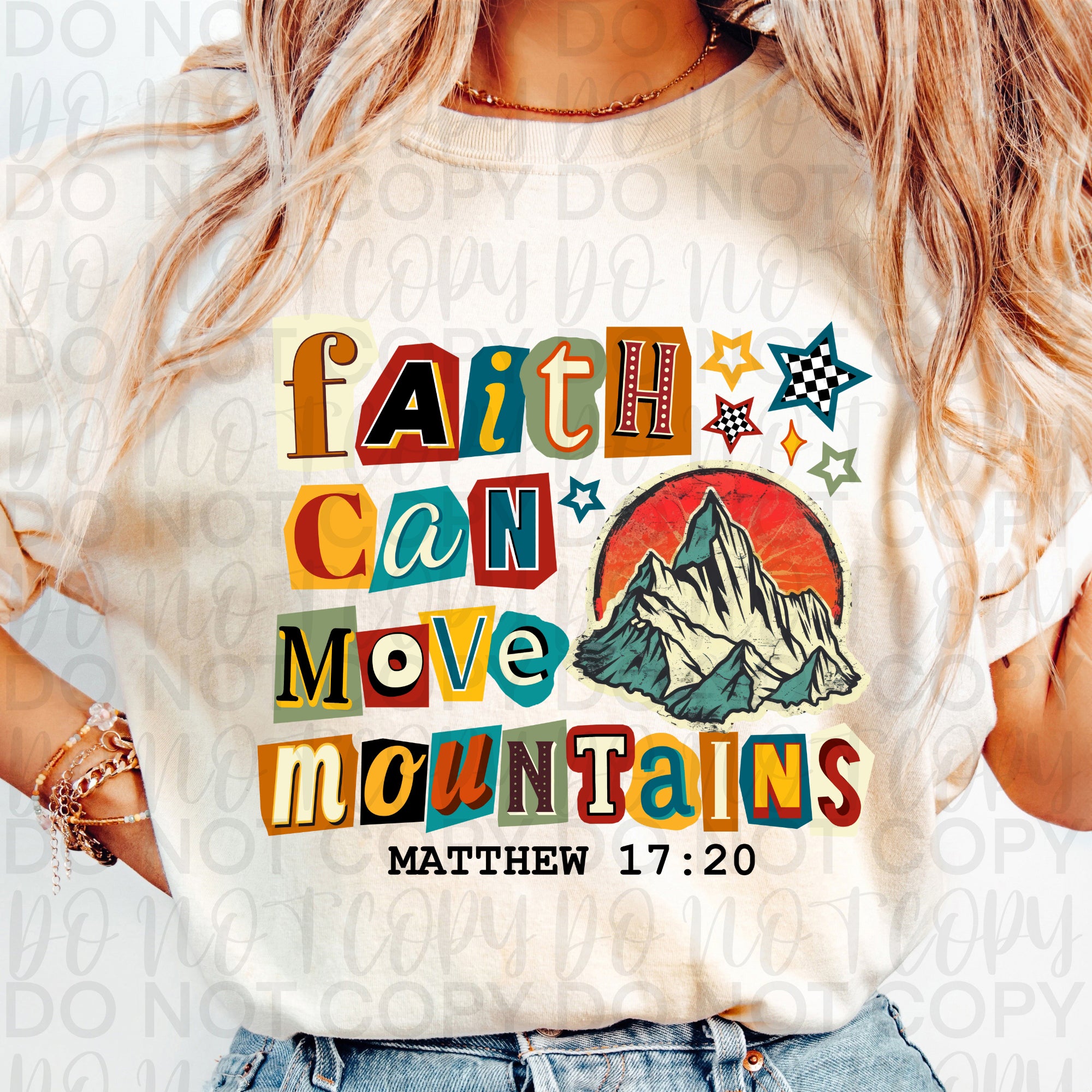 Faith Can Move Mountains PNG