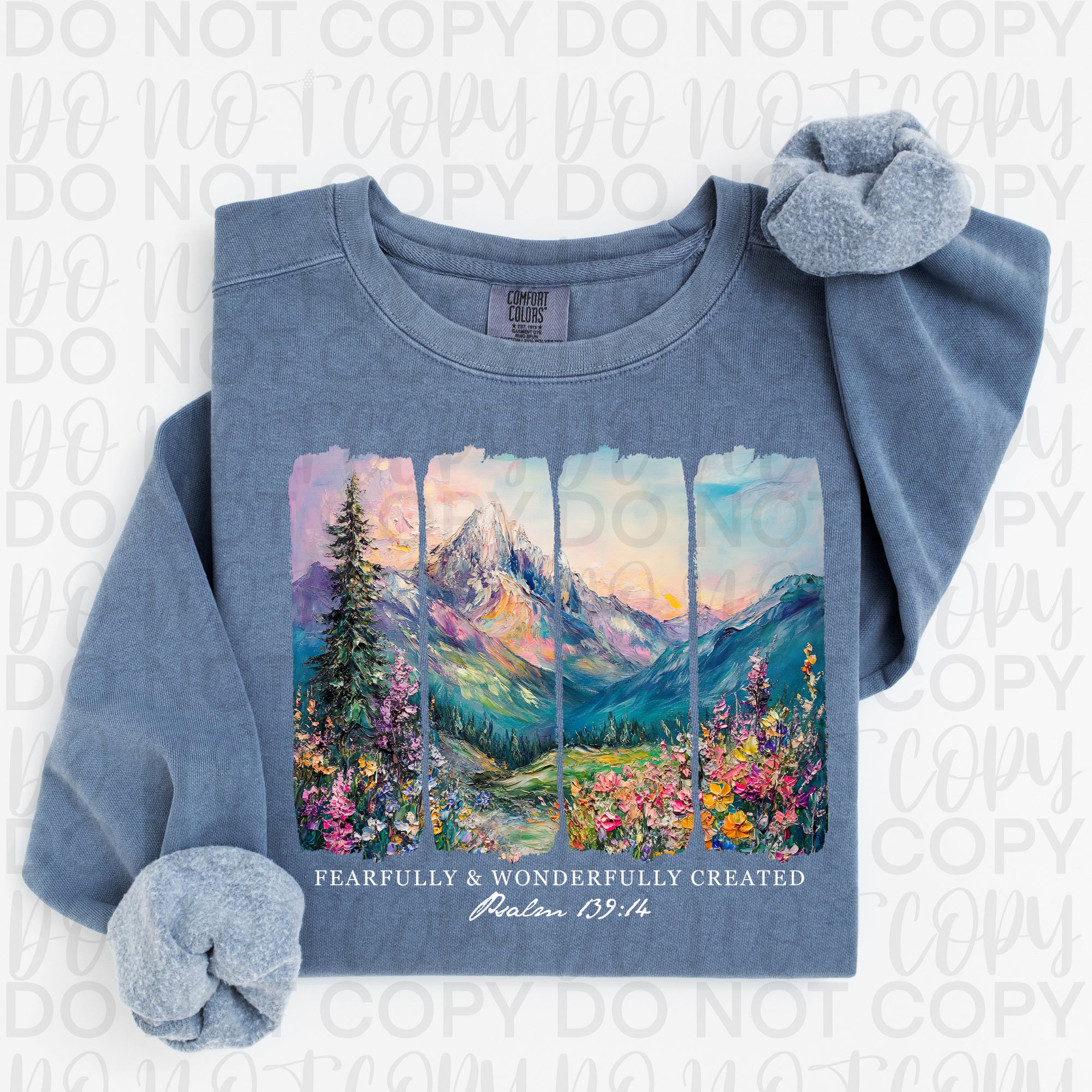 Fearfully and Wonderfully Created Brushstrokes PNG