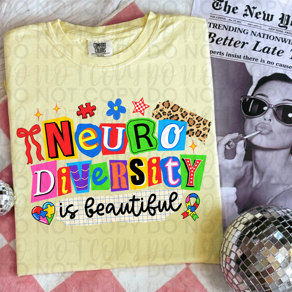 Neurodiversity is Beautiful PNG