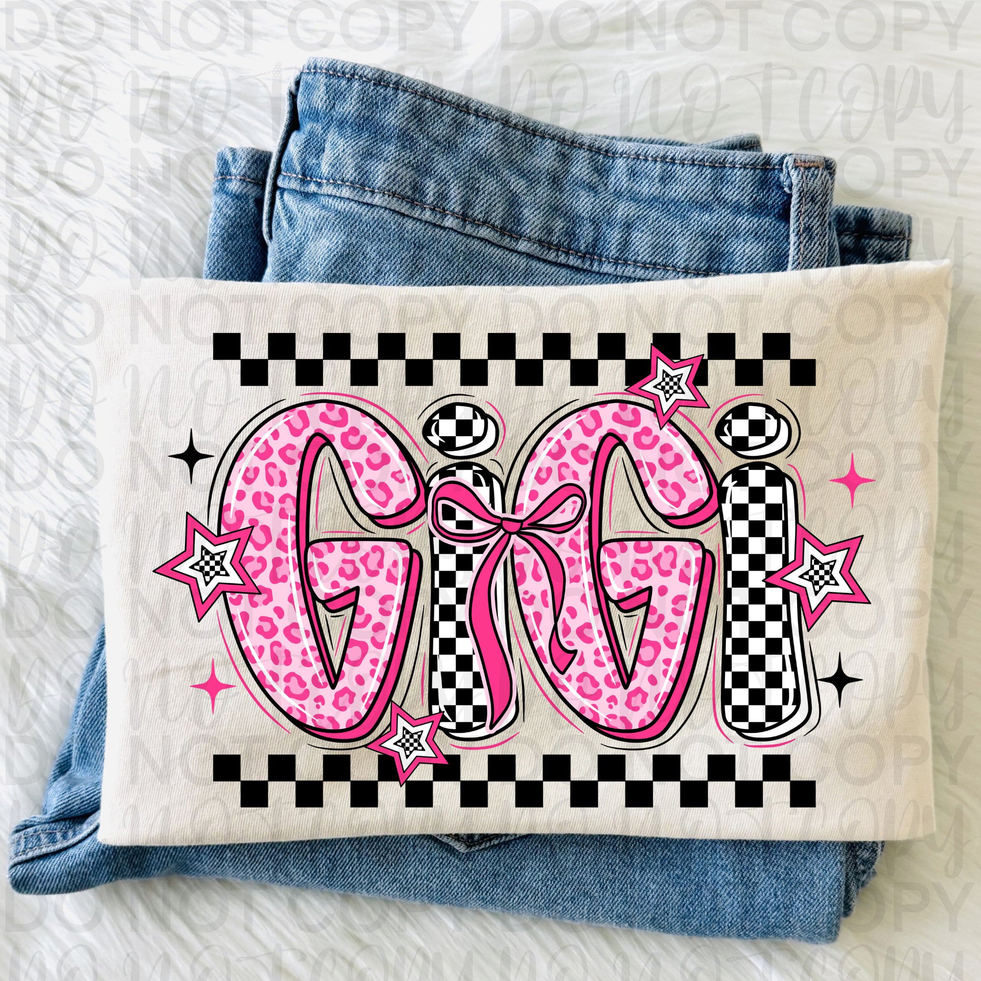 Retro Pink Gigi PNG