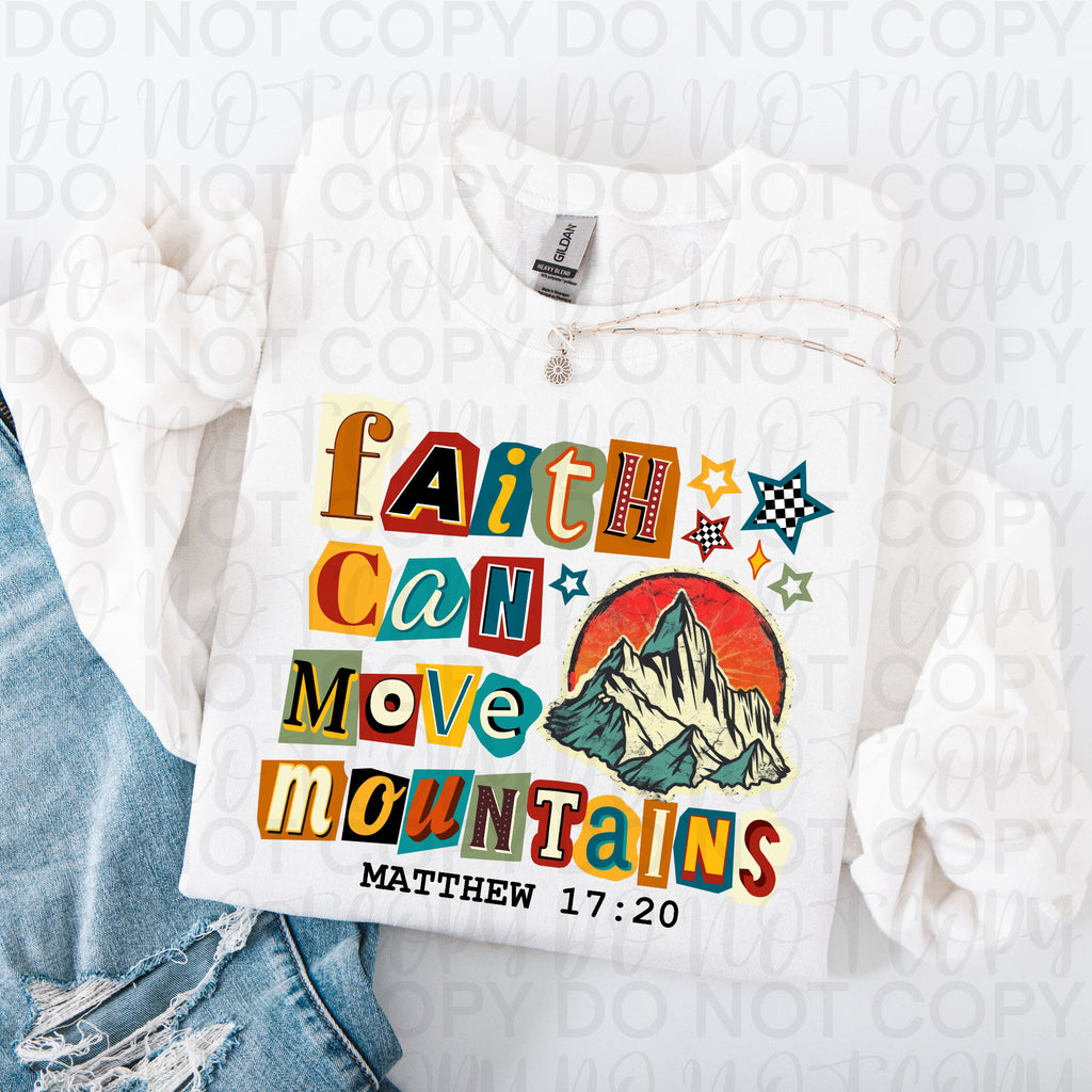 Faith Can Move Mountains PNG