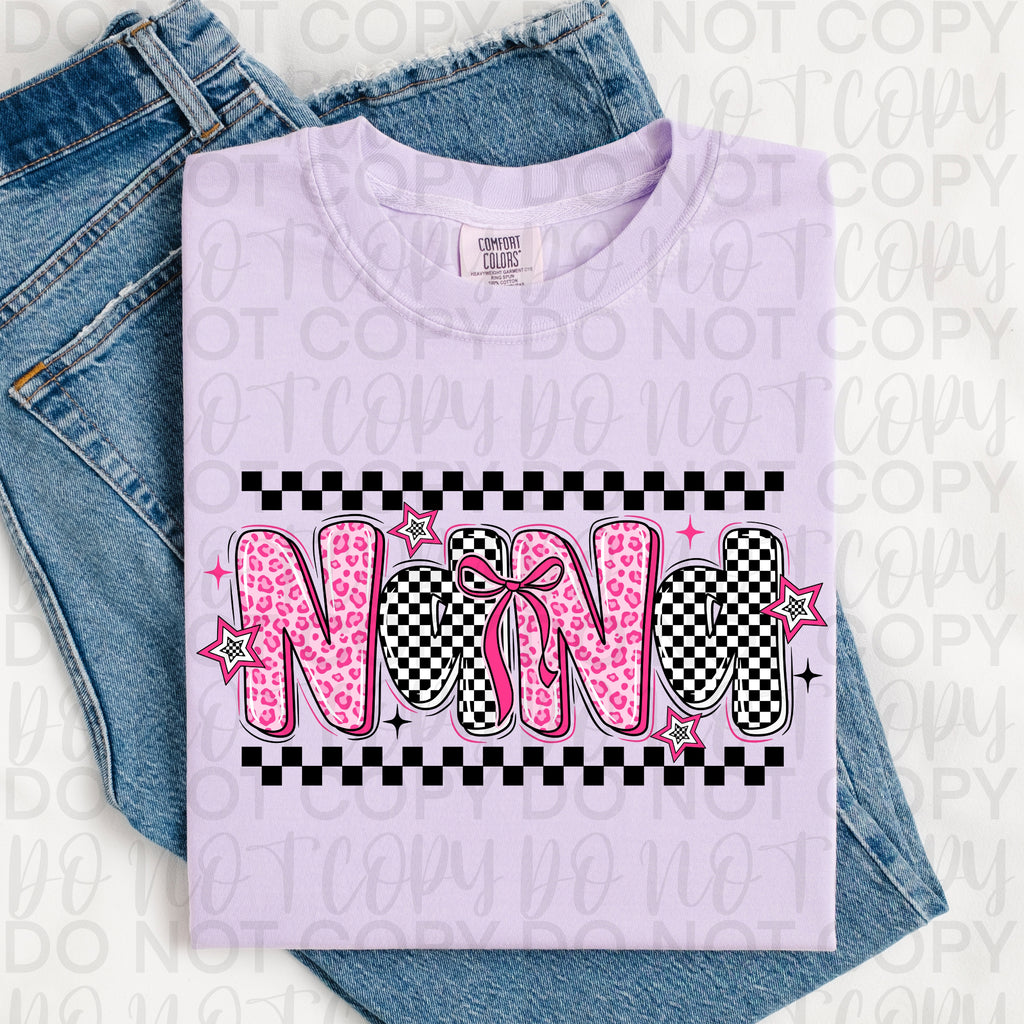 Retro Pink Nana PNG