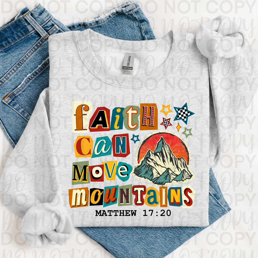 Faith Can Move Mountains PNG