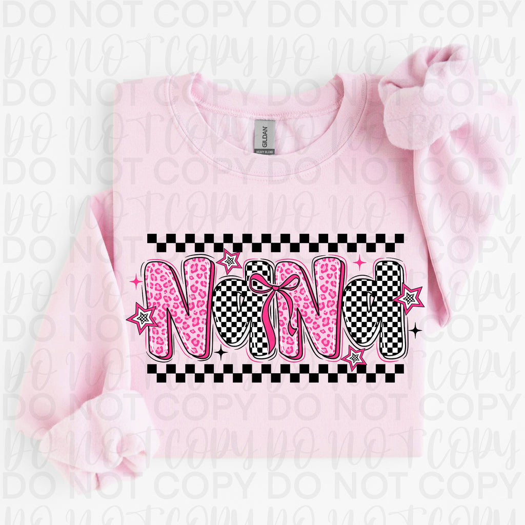 Retro Pink Nana PNG