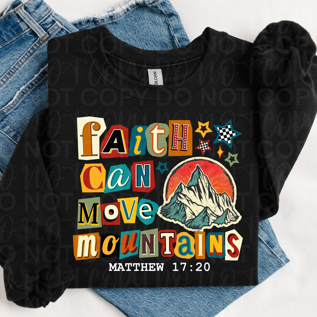 Faith Can Move Mountains PNG