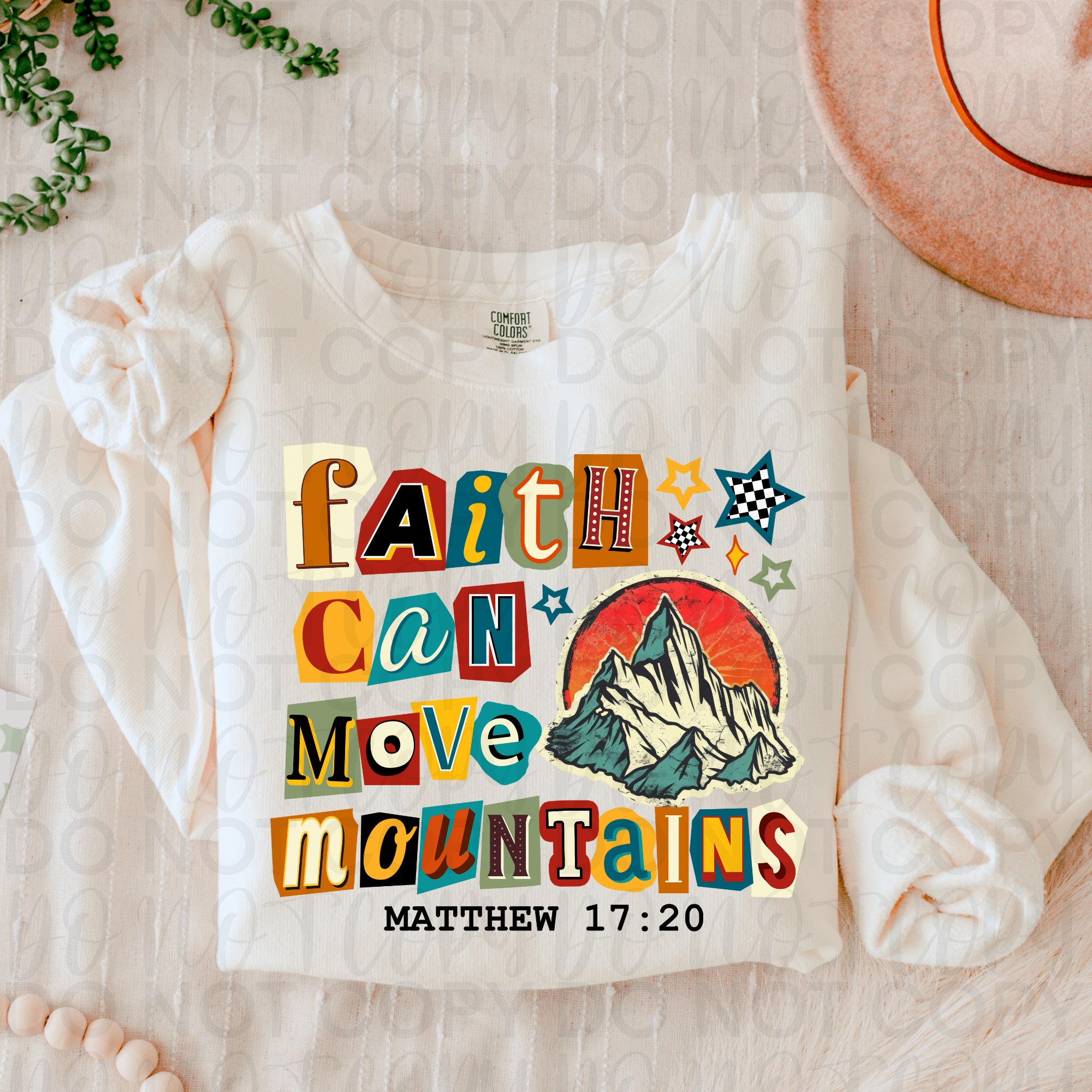 Faith Can Move Mountains PNG