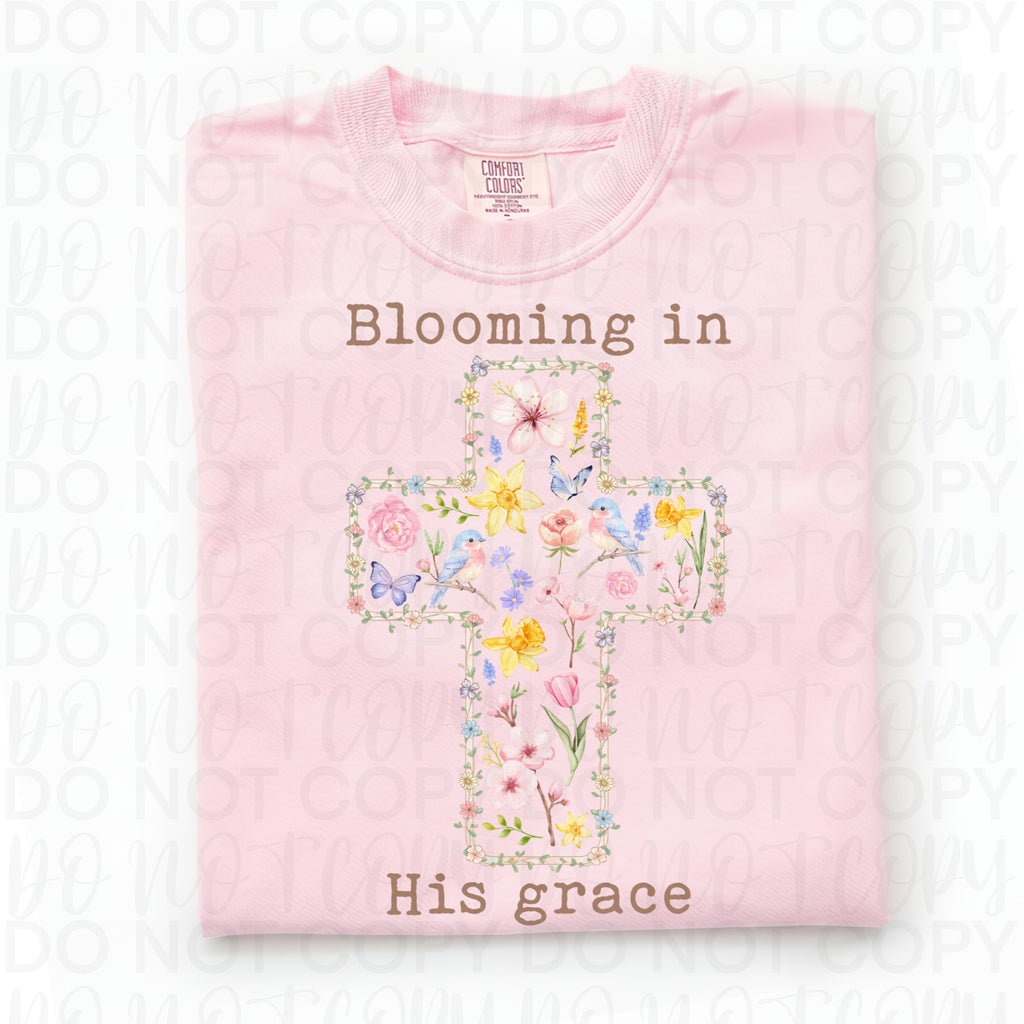 Blooming in His Grace PNG