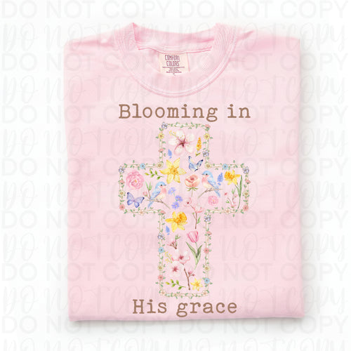 Blooming in His Grace PNG