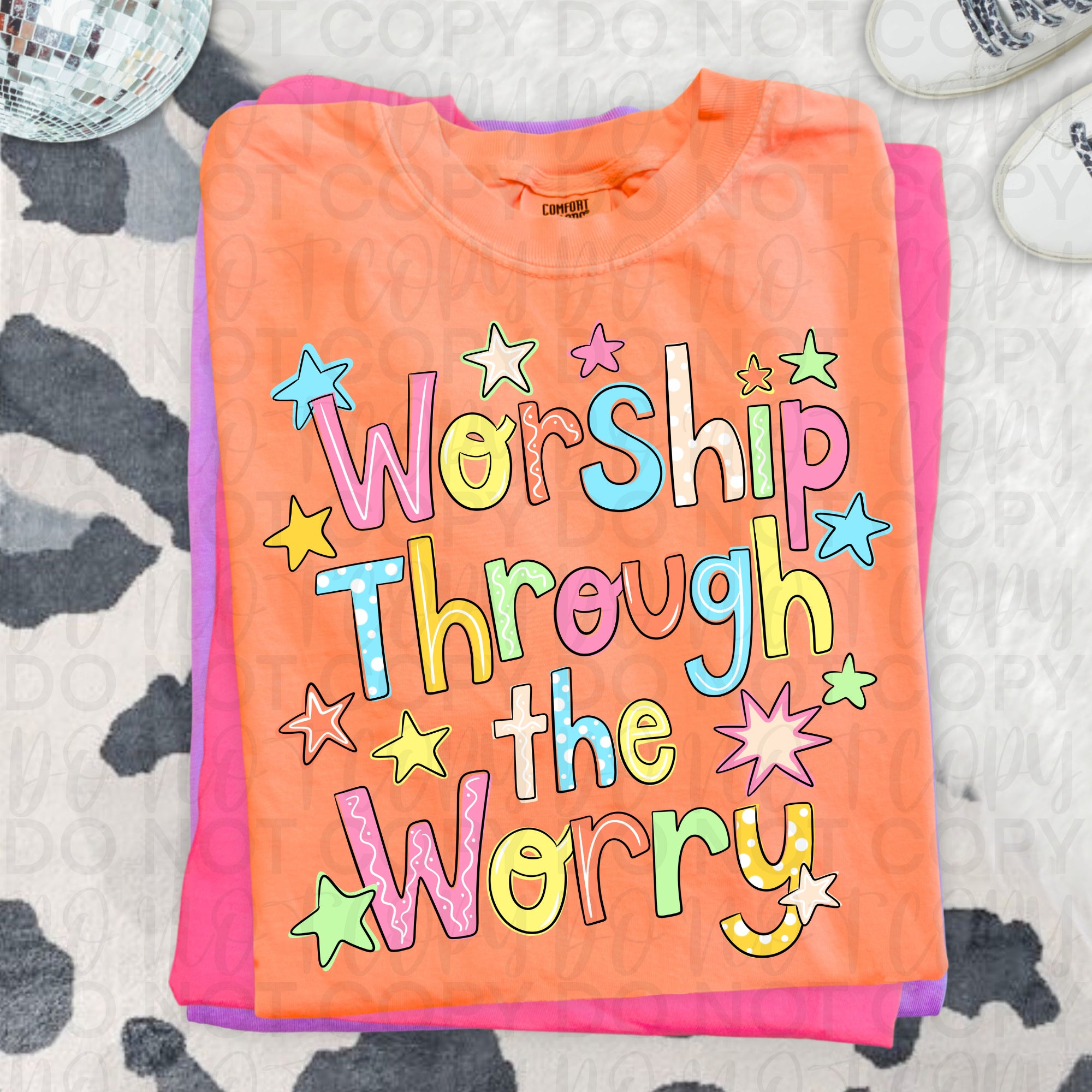 Worship Through the Worry PNG