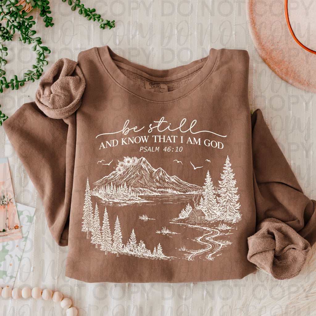 Be Still and Know Christian PNG