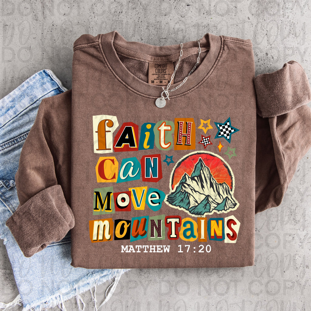 Faith Can Move Mountains PNG