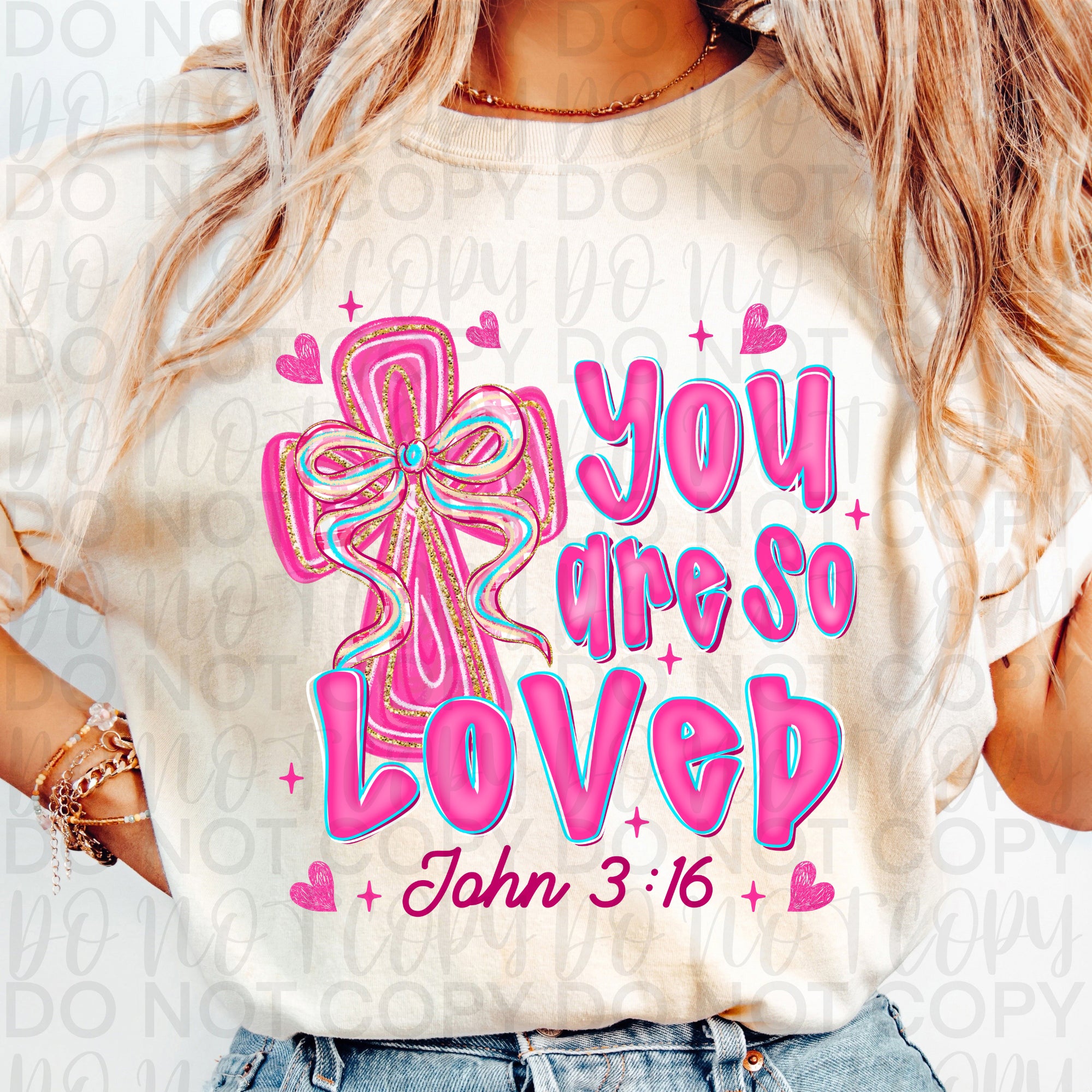You Are So Loved Christian Valentine PNG