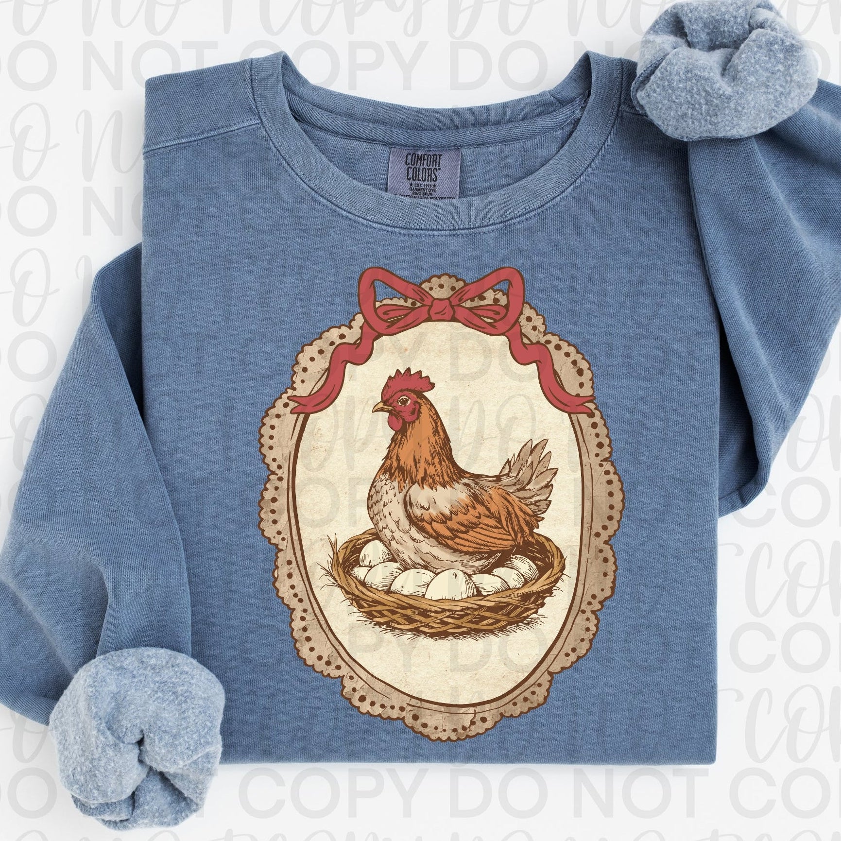 Vintage Farmhouse Chicken PNG