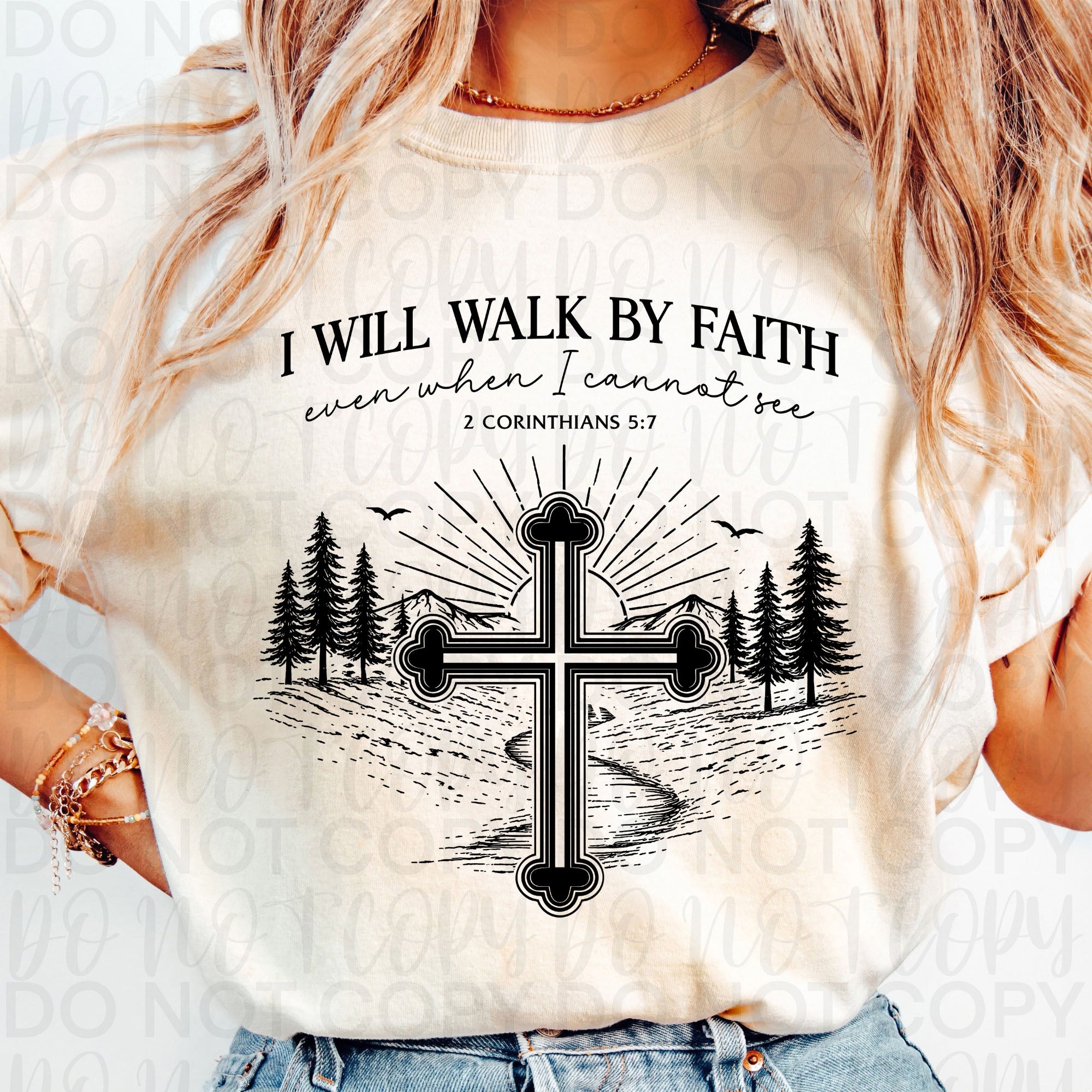 Walk by Faith Christian PNG