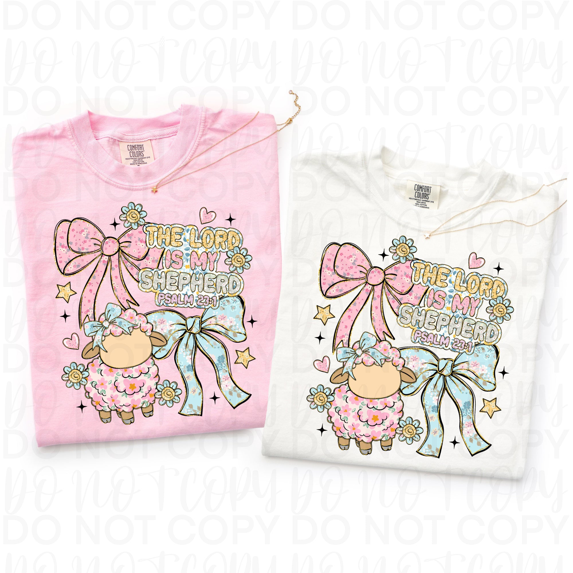 The Lord is My Shepherd Coquette PNG