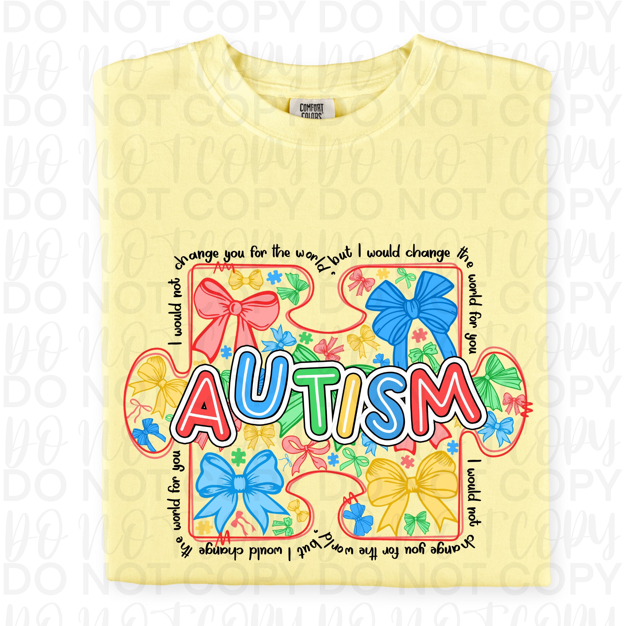 Autism Awareness Coquette PNG