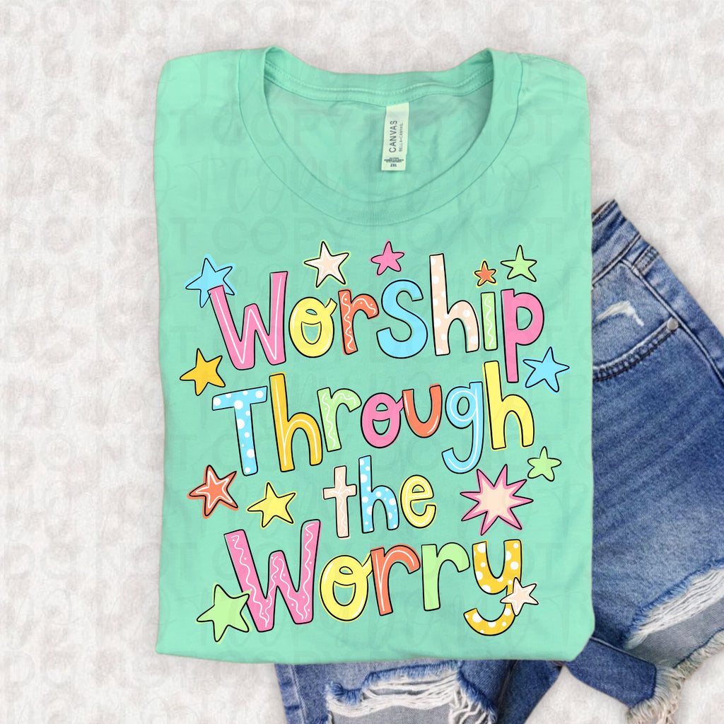 Worship Through the Worry PNG